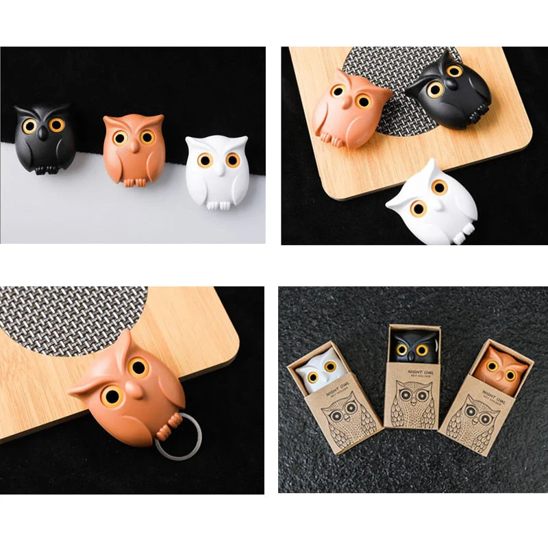 Artful Charming Animal Magnetic Keychain Organizer Hook - Image 2