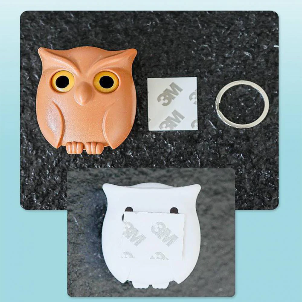 Artful Charming Animal Magnetic Keychain Organizer Hook - Image 3