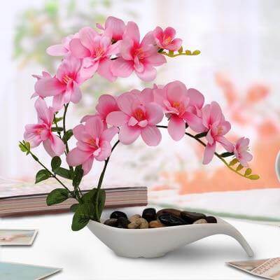 Artificial Butterfly Orchid Flowers Set - Image 10