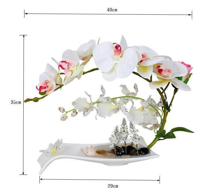 Artificial Butterfly Orchid Flowers Set - Image 11