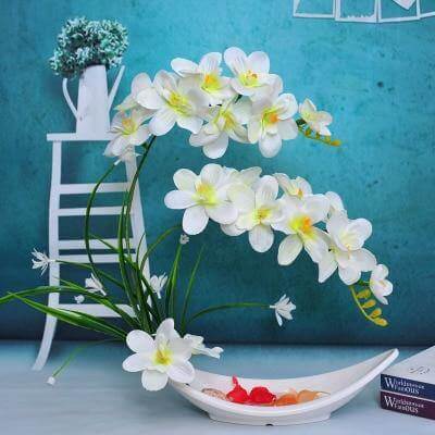 Artificial Butterfly Orchid Flowers Set - Image 12