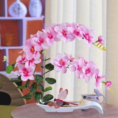 Artificial Butterfly Orchid Flowers Set - Image 7