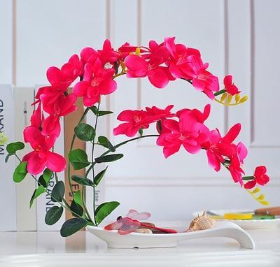 Artificial Butterfly Orchid Flowers Set - Image 9