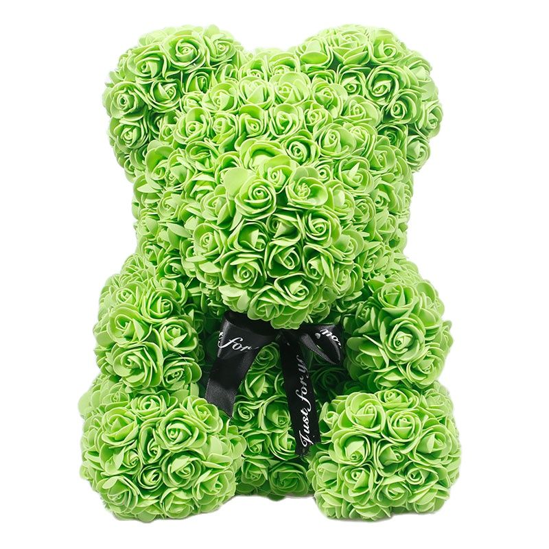Artificial Rose Flowers Teddy Bear - Image 19