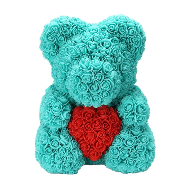 Artificial Rose Flowers Teddy Bear - Image 23