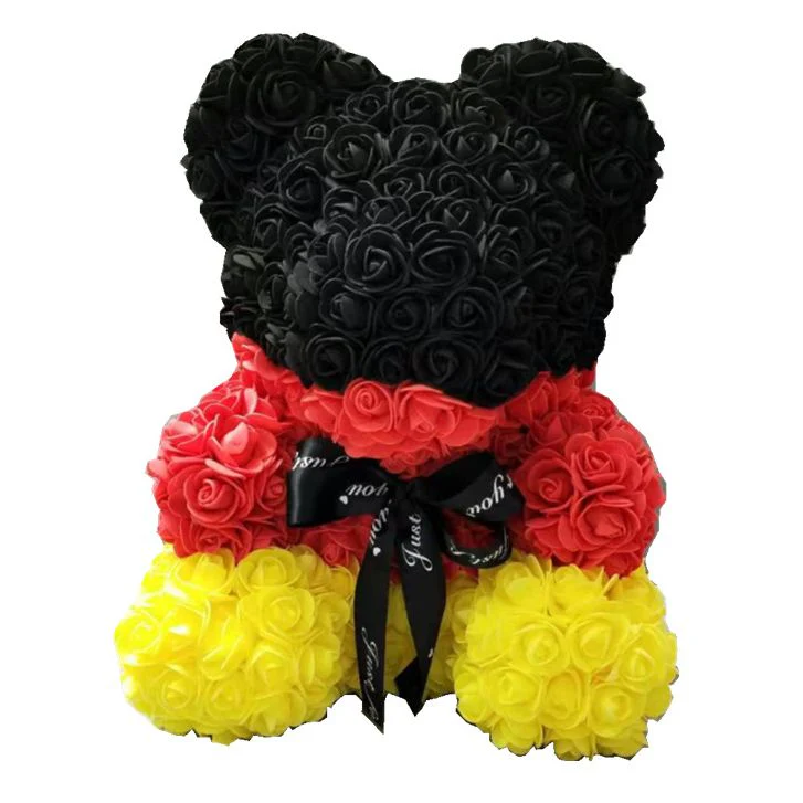 Artificial Rose Flowers Teddy Bear - Image 24
