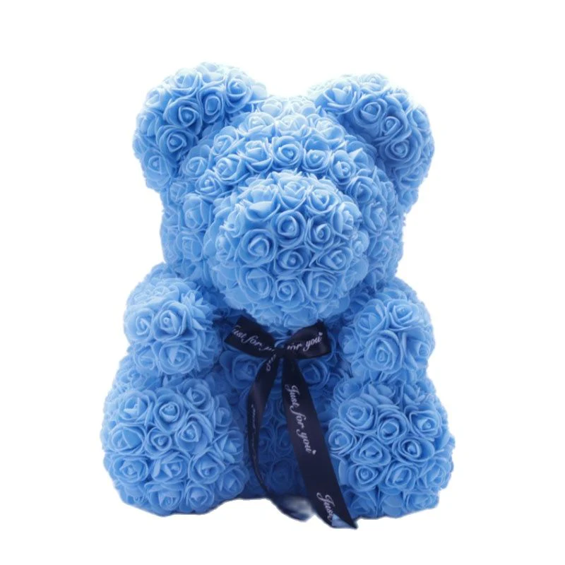 Artificial Rose Flowers Teddy Bear - Image 28