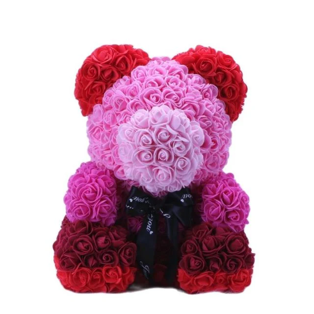 Artificial Rose Flowers Teddy Bear - Image 32
