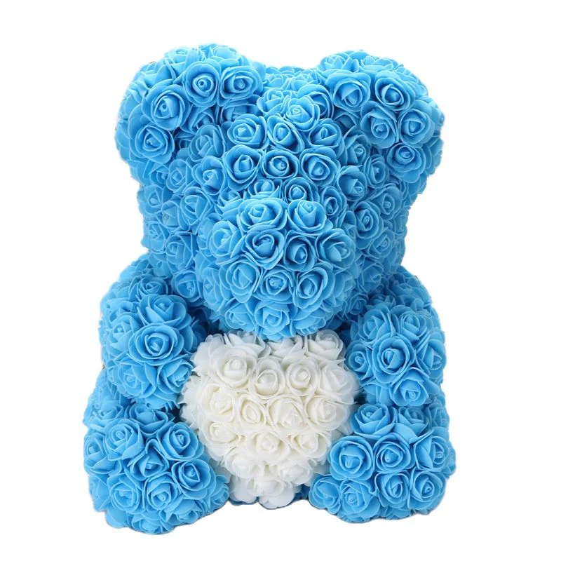 Artificial Rose Flowers Teddy Bear - Image 35