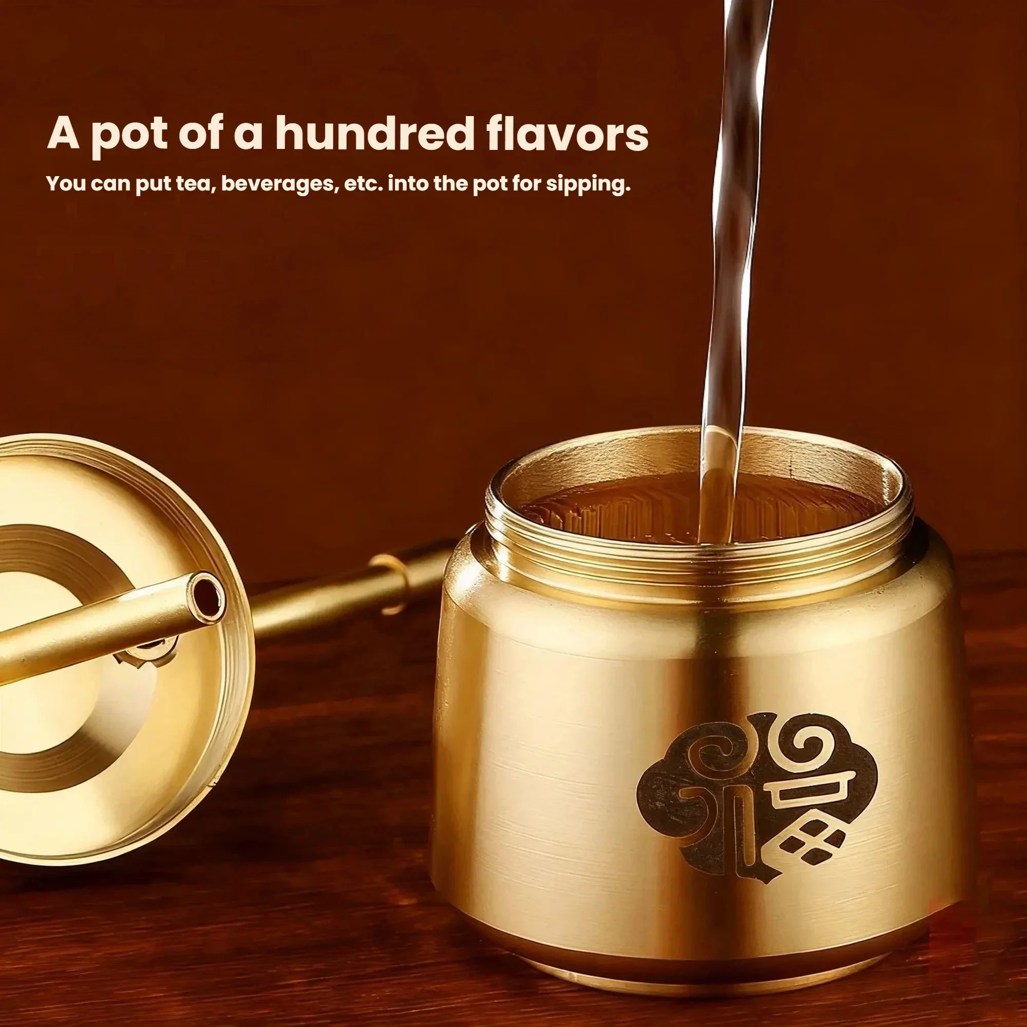 Artisan Brass Pipe Aromatherapy Incense Burner - Image 5