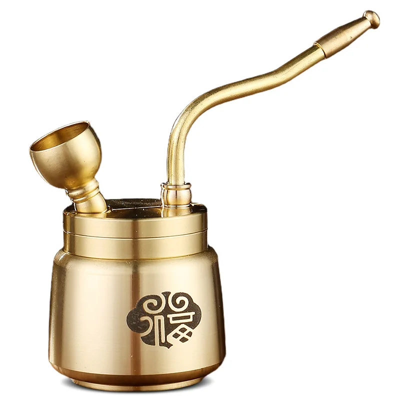 Artisan Brass Pipe Aromatherapy Incense Burner - Image 7