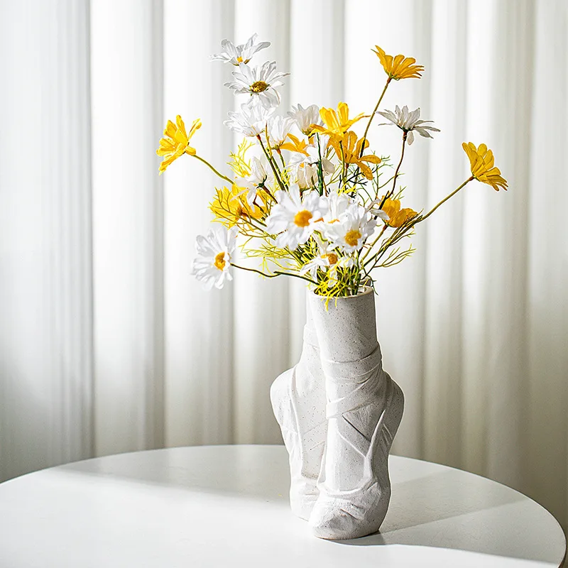 Artistic Ballerina Ceramic Vase - Image 2
