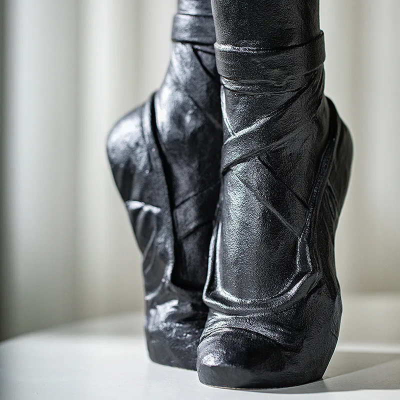 Artistic Ballerina Ceramic Vase - Image 3