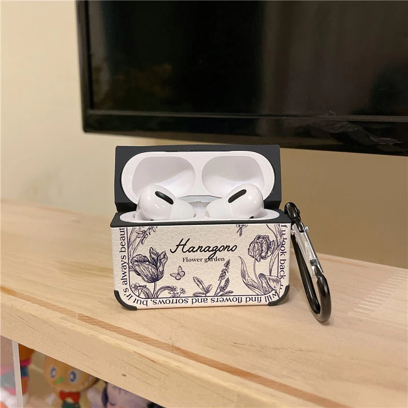 Artistic Flower Leather Airpods Case - Image 4