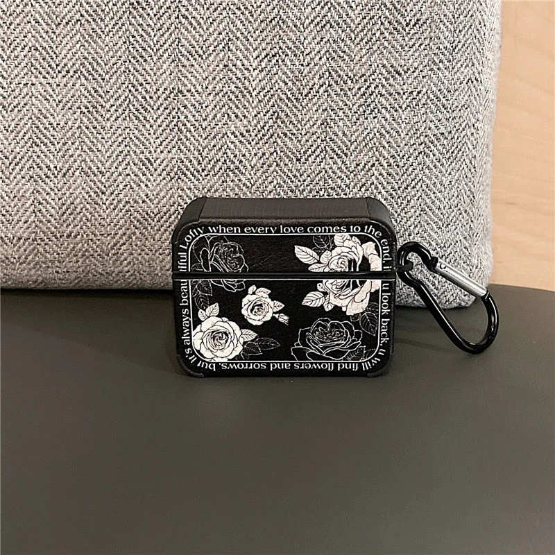 Artistic Flower Leather Airpods Case - Image 5