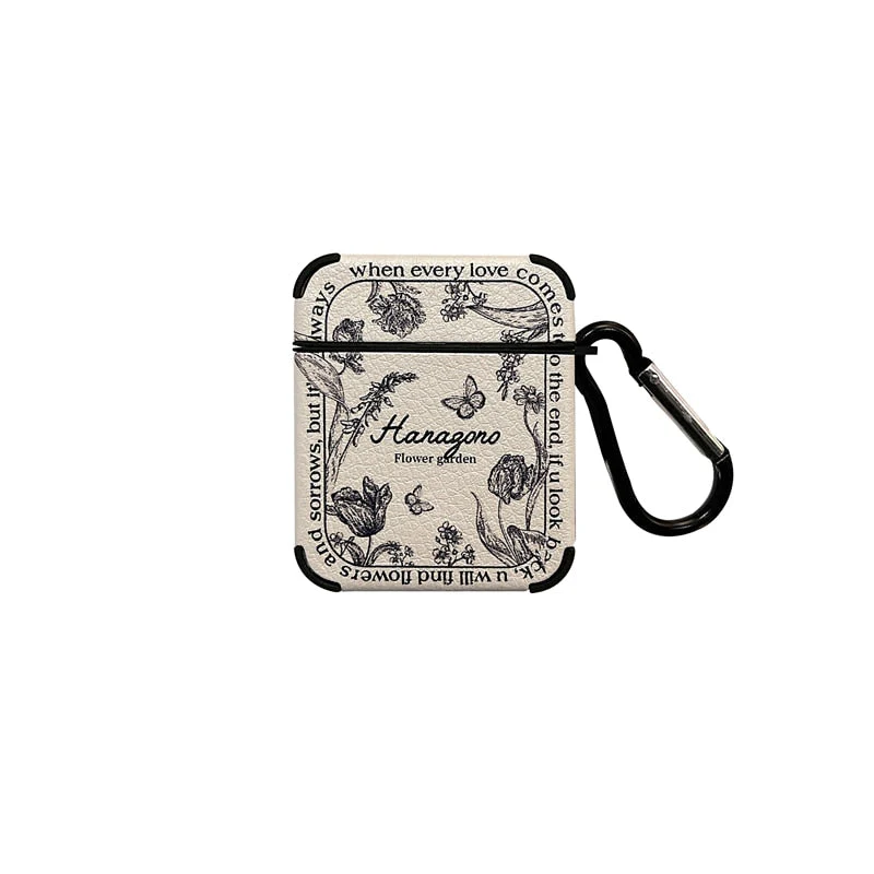 Artistic Flower Leather Airpods Case - Image 9