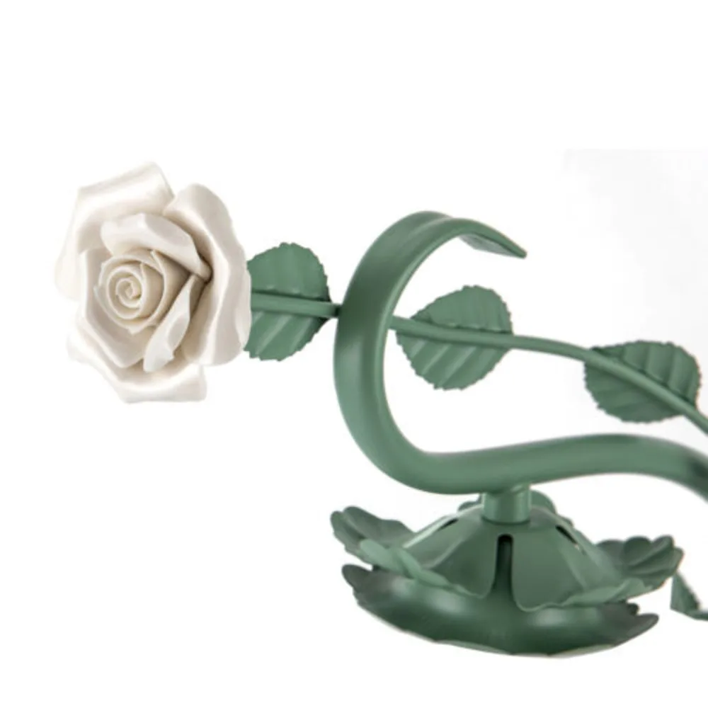 Artistic Nature-Themed Flower Desk Lamp - Image 10