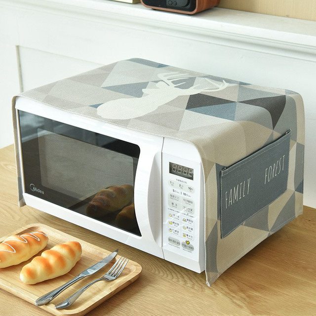 Artsy Microwave Cotton Cover Organizer - Image 2