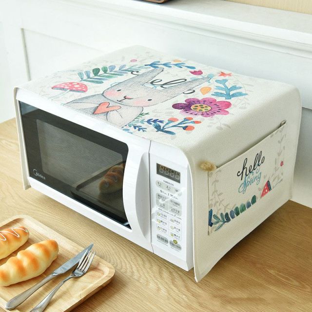 Artsy Microwave Cotton Cover Organizer - Image 4