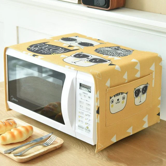 Artsy Microwave Cotton Cover Organizer - Image 5