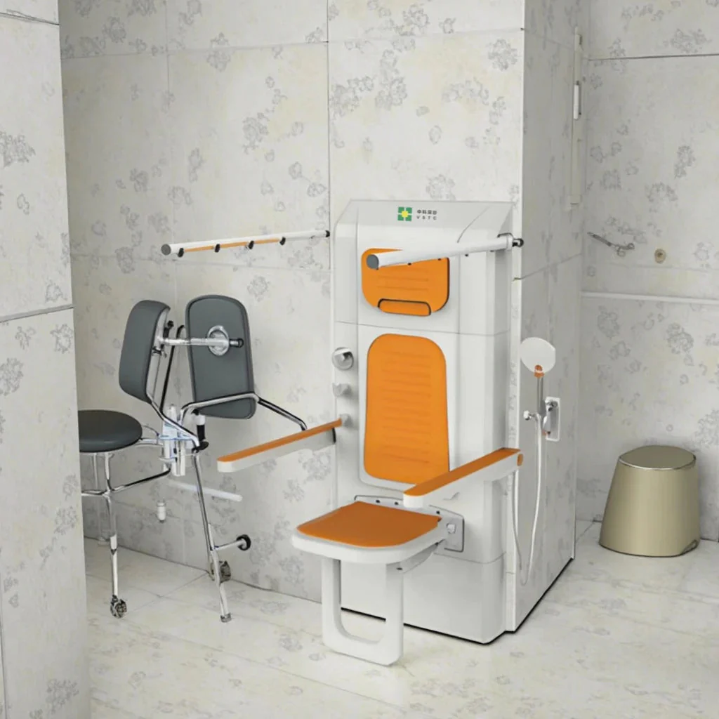 Assistive Bath Seating Multifunctional Foldable Elderly Shower Set - Image 5