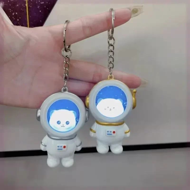 Astronaut Bear LED Keychain Light - Image 2