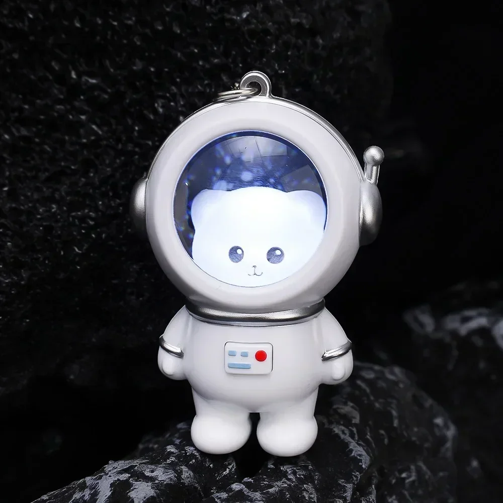 Astronaut Bear LED Keychain Light - Image 8