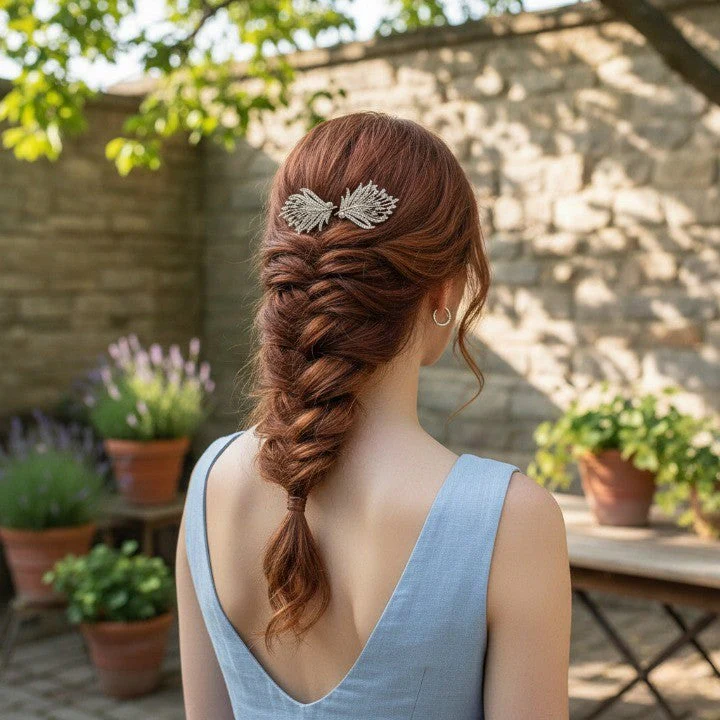 Aurora Feather Wing Hair Clip - Image 2