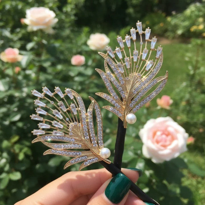 Aurora Feather Wing Hair Clip - Image 6