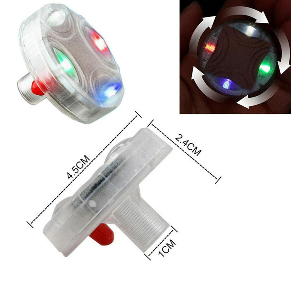 Auto-Illuminating Solar RGB LED Car Tire Light - Image 4