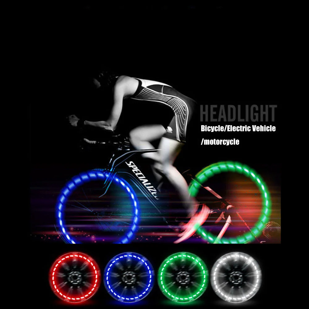 Auto-Illuminating Solar RGB LED Car Tire Light - Image 6
