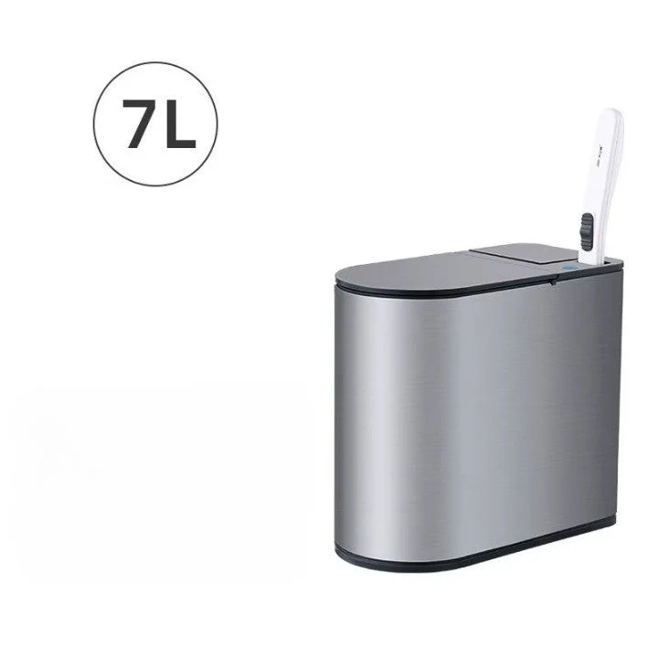 Auto Lift Integrated Brush Toilet Can - Image 7