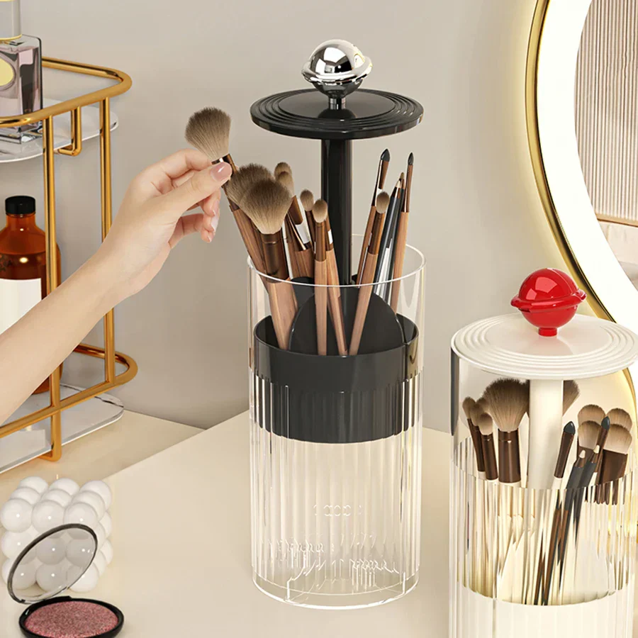 Auto Lift & Luxe Makeup Brush Organizer - Image 3