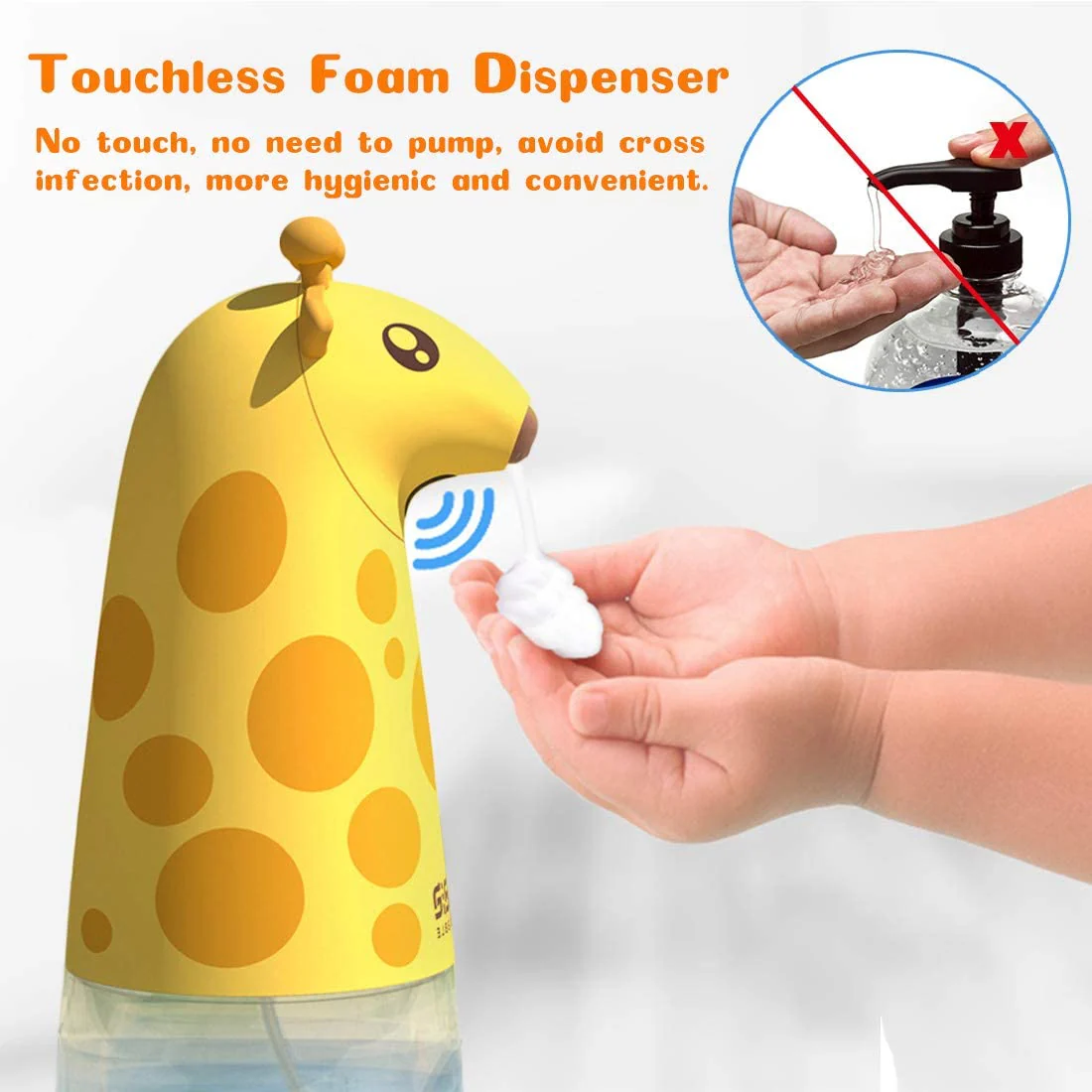 Automatic Cartoon Touch-Free Foam Soap Dispenser - Image 4