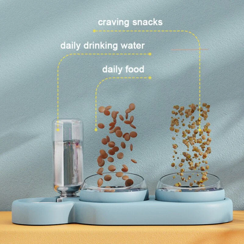 Automatic Cat Feeder Bowl Water Dispenser - Image 3