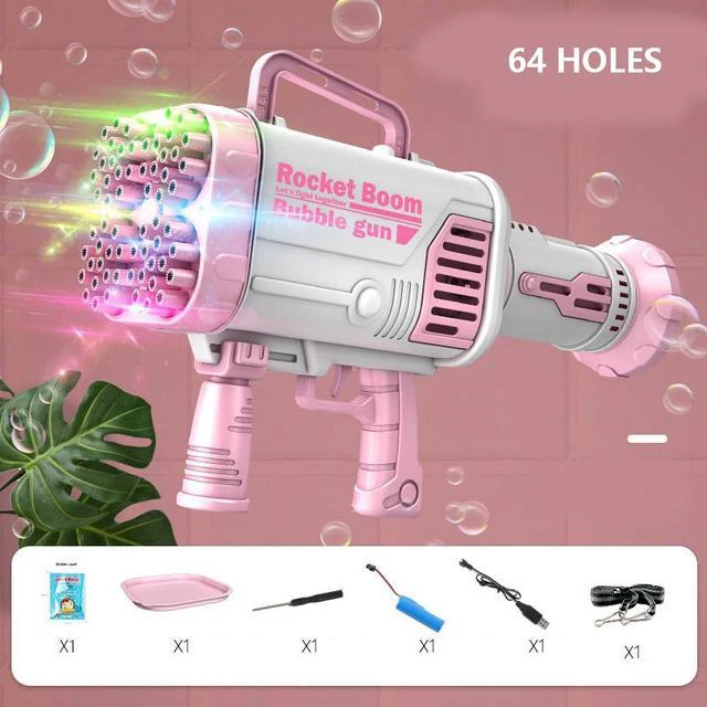 Automatic Flashing Rocket Launcher Bubble Gun - Image 8