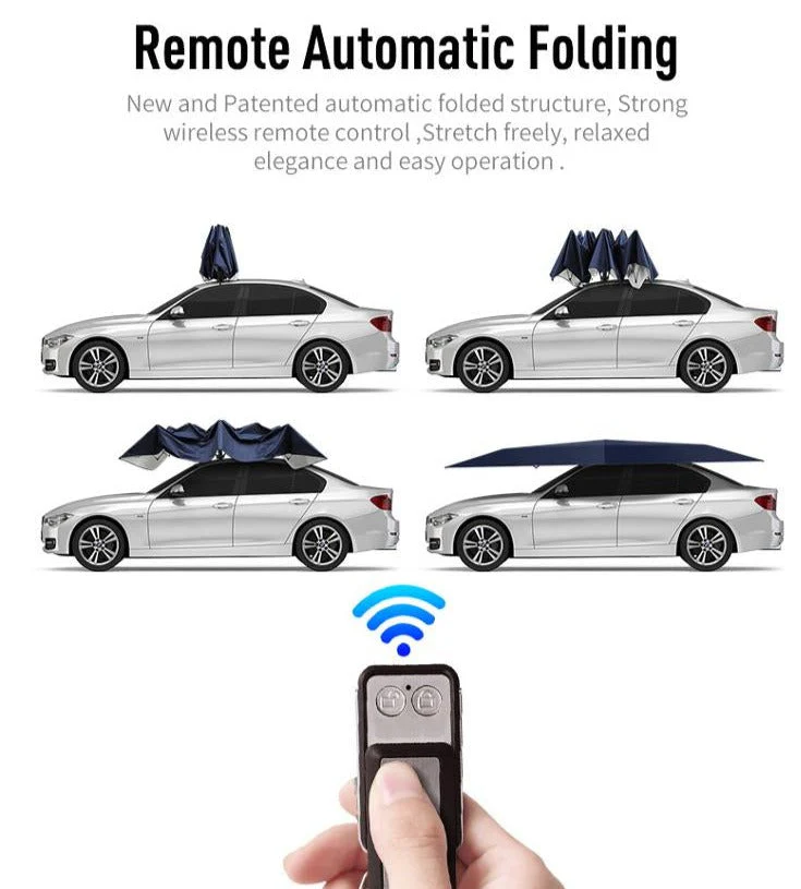 Automatic Folding Car Roof Cover Umbrella Tent - Image 4