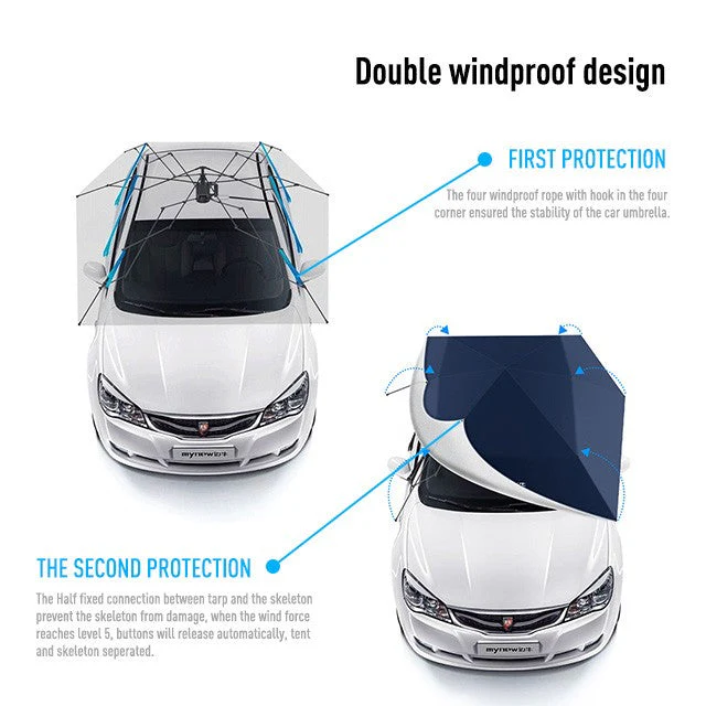 Automatic Folding Car Roof Cover Umbrella Tent - Image 5