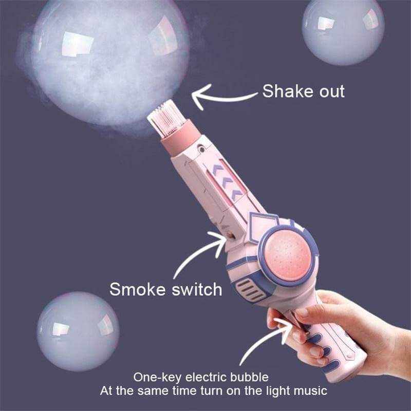 Automatic Magic Smoke Bubble Blower Machine - Image 5
