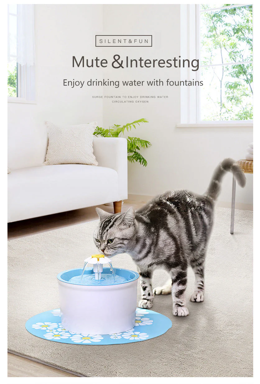 Automatic Pet Electric Water Fountain Bowl - Image 2