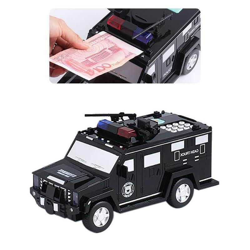 Automatic Policeman Car Piggy Bank Music Box - Image 2