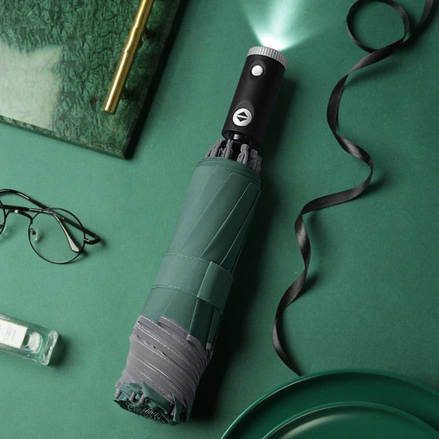 Automatic Reverse Led Light Foldable Umbrella - Image 13
