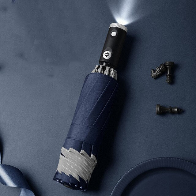 Automatic Reverse Led Light Foldable Umbrella - Image 16