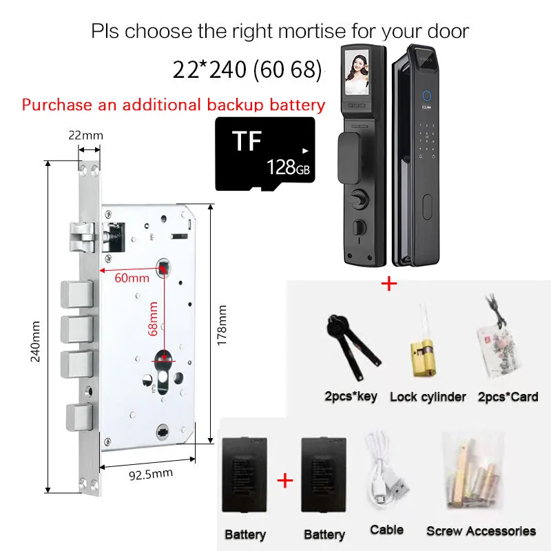Automatic Secure Face Recognition Smart Fingerprint Door Lock - Image 9