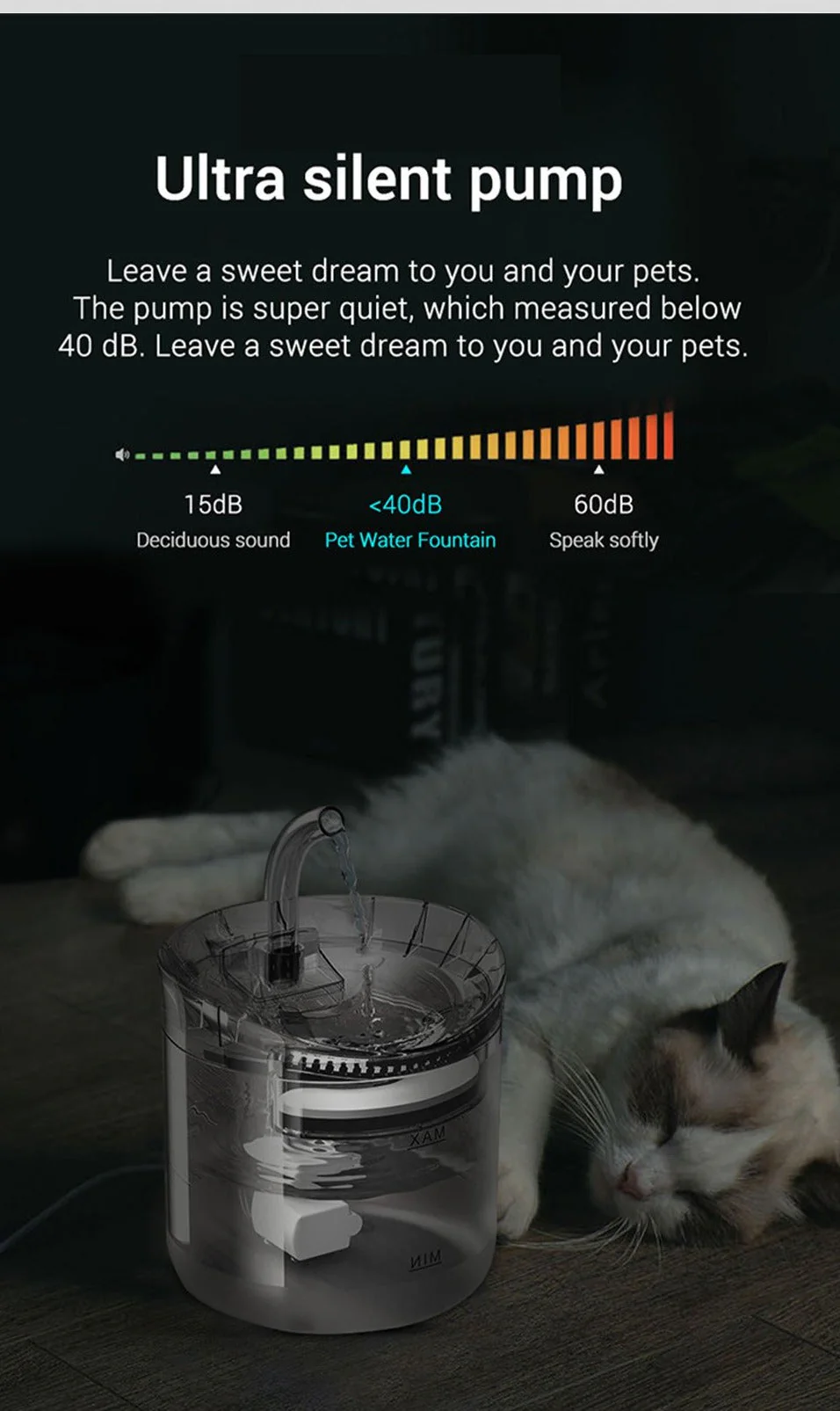 Automatic Sensor Pet Water Fountain - Image 6