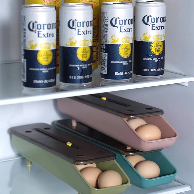 Automatic Stackable Refrigerator Egg Storage Box - Image 9