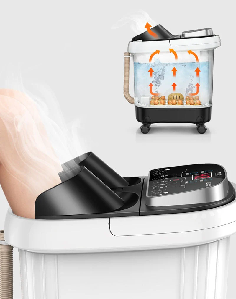 Automatic Vibration Heated Foot Massage Bath - Image 4