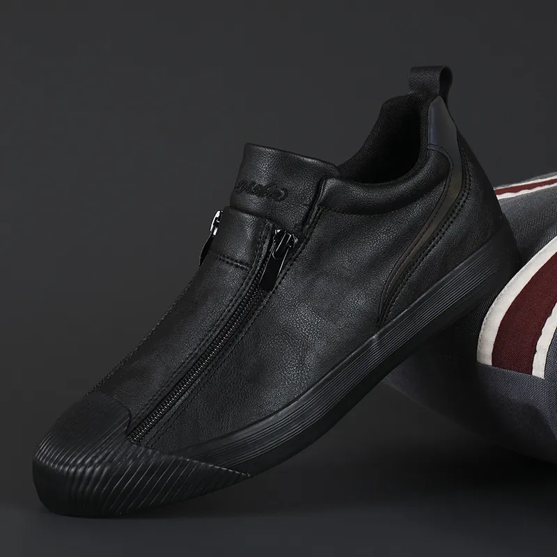Autumn Vibe Leather Men Casual Shoes - Image 3