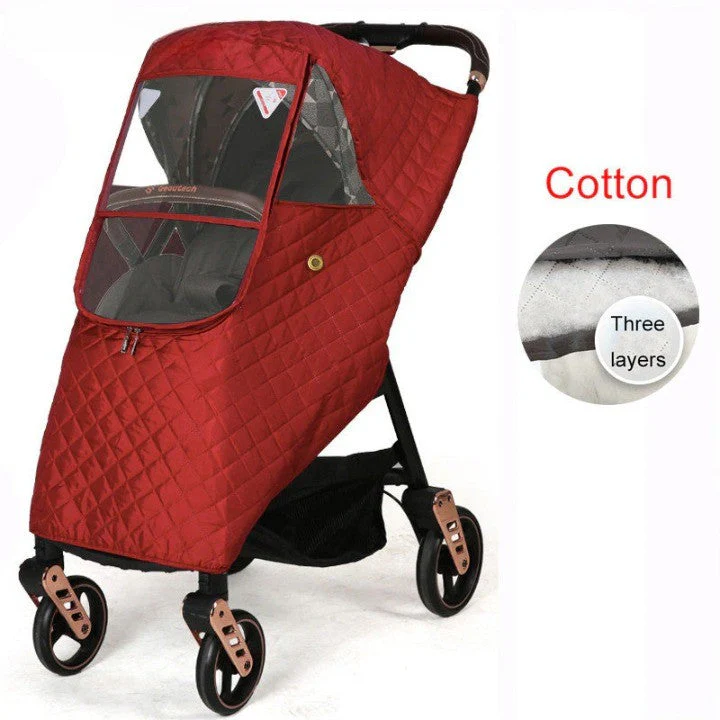 Baby Anytime Windproof Stroller Cover - Image 5