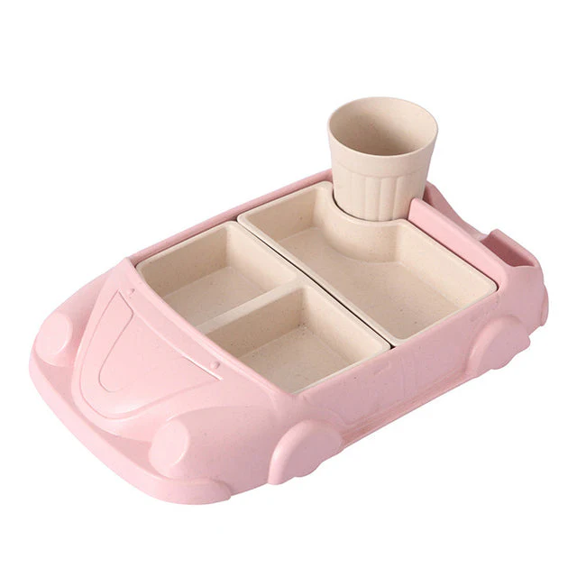 Baby Bamboo Car Shape Food Containers - Image 5